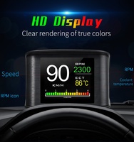 2026 HUD Beliebtes Fenster P10 Plug-and-Play Universelles OBD2 Obd Smart Digital Meter HUD Head-up-Display