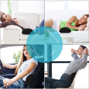 Coussin de voiture portable réglable en hauteur avec mousse à mémoire de forme 4D en maille respirante, écologique, amovible et lavable, pour le soutien lombaire et <span class=keywords><strong>sciatique</strong></span> - Product Image 3