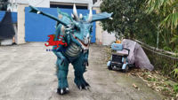 Costume interactif de dragon mouche animatronique de qualité musée