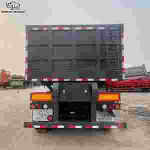 Camion de livraison minier industriel lourd à 6 essieux, remorque à benne latérale hydraulique de 45 m³ - Product Image 6