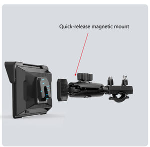 Navigatore GPS per Moto Portatile e Antifurto da 7 Pollici con CarPlay Wireless, Android Auto, Doppio Bluetooth e Luminosità Automatica - Product Image 4