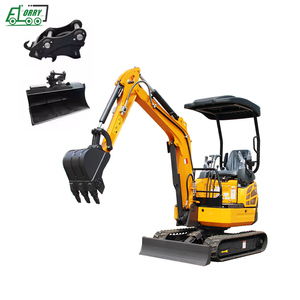 Miniexcavadora China ELORRY EL10 de 1 Tonelada, Miniexcavadora de Orugas con Certificación CE - Product Image 1