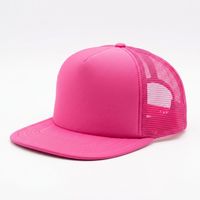 Gorras Trucker de Corona Alta en Stock, Envío Rápido, Multicolor, Frente de Espuma, Personalización de Marca, Tiempo de Entrega Rápido, Moda Hip Hop