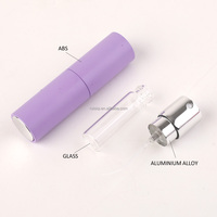 Botol Semprot Parfum Mini Isi Ulang Kosong Plastik ABS Grosir 5ml, Botol Putar untuk Krim Wajah Perawatan Kulit