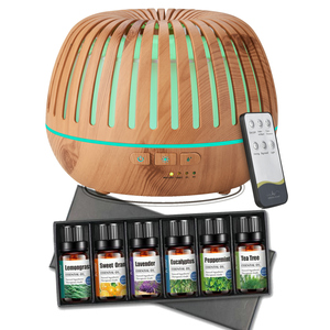 Difusor de aceite esencial de 500ml con control remoto, humidificador de aceite fragante de aromaterapia ultrasónico - Product Image 1