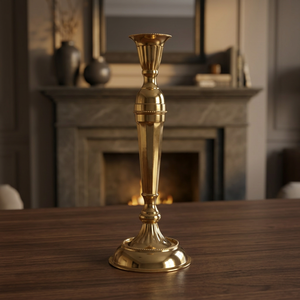 Elegant Polished <b>Brass</b> <b>Candlestick</b> <b>Holders</b> Premium Table Centerpieces for Home & Wedding Decor - Product Image 3