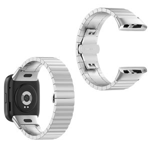 Reloj inteligente de lujo, pulsera, Correa, funda, correas, uno de los eslabones, banda de acero inoxidable de Metal sólido para Xiaomi <span class=keywords><strong>Redmi</strong></span> <span class=keywords><strong>Watch</strong></span> 3 - Product Image 1