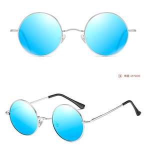 2023 mujeres hombres Vintage anteojos Unisex espejo Metal al aire libre sombra John Lennon gafas de sol Retro redondas gafas de sol polarizadas - Product Image 6