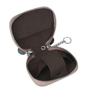 AndoBag Sac à écouteurs en cuir véritable pour femmes, pour l'extérieur, usage quotidien, petit portefeuille à clés portable avec porte-clés, simple et élégant 3221 - Product Image 3