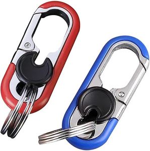 Llavero de Aleación de Zinc de Alta Resistencia Edición Deluxe, Anillo de Llaves de Acero Inoxidable Antipérdida, Clips Metálicos de Lujo para Llaves, Regalo de Alta Gama RTS - Product Image 1