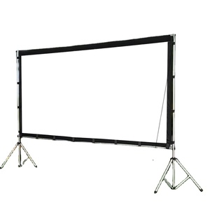 New popularite ngoài trời <span class=keywords><strong>Matt</strong></span> Trắng Tripod tầng đứng cho nhà đứng Tripod khung màn hình máy chiếu - Product Image 1