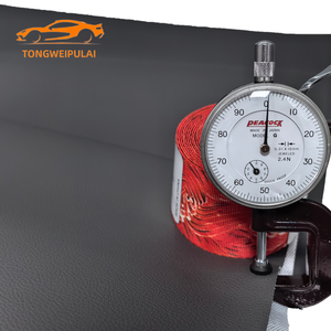 Serie Stock de Tapicería de PVC para Muebles de Auto, Resistente al Agua, Antimoho, Patrón Sólido, 1 mm de Grosor, 54/55 Pulgadas, Personalizable, para Sillas - Product Image 4