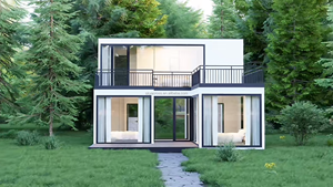 Mini Case Prefabbricate per Resort all'Aperto, Struttura in Acciaio Estensibile, Piccola Cabina a Telaio per <span class=keywords><strong>Vacanze</strong></span>, <span class=keywords><strong>Casa</strong></span> Airbnb, Villa Prefabbricata - Product Image 5