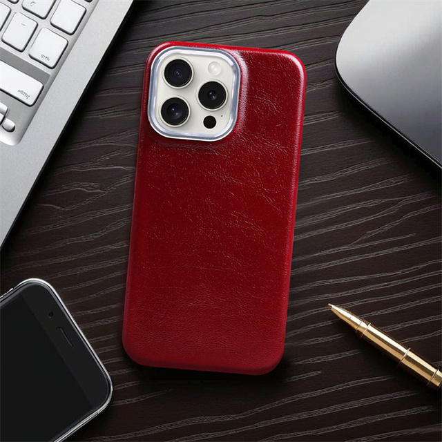 Lichicase Concise Design Cowhide Texture PU Leather Phone Case for Xiaomi 17 17 Pro 17 Pro Max Wholesale Back Cover