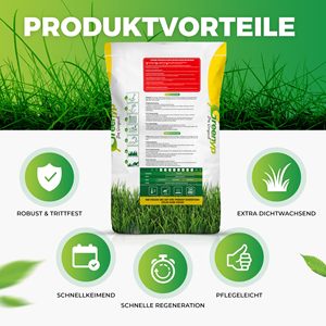 Gazon synthétique naturel haute résistance pour sports, germination rapide, usage domestique et jardin, 10 kg, écologique, marque Fun, style campagnard - Product Image 2