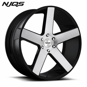 <span class=keywords><strong>ล้อ</strong></span>แม็กซ์ NJQS สีดำขอบลึก ดีไซน์หรูหรา ลายซิลเวอร์ไลน์ ขนาด 18 19 20 21 22 23 24 26 นิ้ว 5x120 5x130 <span class=keywords><strong>ล้อ</strong></span>ฟอร์จ สำหรับรถบีเอ็มดับเบิลยูและออดี้ - Product Image 1