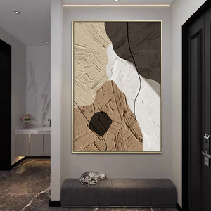<span class=keywords><strong>Art</strong></span> mural moderne contemporain peinture abstraite grande taille peinte à la main couleur œuvre pour hôtel et <span class=keywords><strong>d</strong></span>écoration intérieure prend en charge la base en toile - Product Image 4