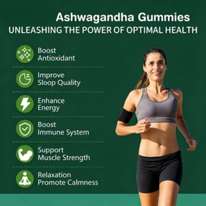 Gomitas de Ashwagandha OEM - Reduce el estrés, mejora la memoria, aumenta la calidad del sueño, aumenta la energía. - Product Image 2
