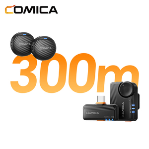 ไมโครโฟนไร้สาย COMICAVimo Me (Camera B) แบบหนีบเสื้อขนาดเล็ก 2TX+1 ตัวรับสัญญาณสำหรับกล้อง พร้อมระบบตัดเสียงรบกวนอัจฉริยะ สำหรับกล้องวิดีโอบล็อกและบันทึกเสียง - Product Image 2