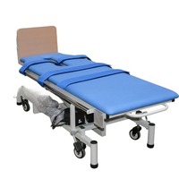 Table de physiothérapie électrique pour adultes avec correcteur de cheville, table inclinable pour la rééducation, dispositif de position assise, lit vertical