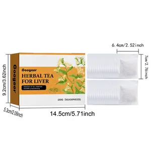 Großhandel Leber-Detox-Tee Leberfunktion verbessern Reinigung der Lungen gute schützende Wirkung nahrender und lebensschutzfähiger Tee