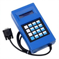 Outil de débogage de décodeur d'ascenseur LCD bleu avec clavier à membrane et programmeur de port série pour hôtels, appartements et centres commerciaux