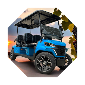 รถเข็นกอล์ฟออฟโรดไฟฟ้าอัตโนมัติ2 + 2ที่นั่ง7500W แบตเตอรี่ลิเธียม - Product Image 5