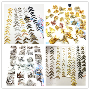 <span class=keywords><strong>B</strong></span>ạc Kim Loại Album Chất Kết Dính <span class=keywords><strong>Clip</strong></span> Nam Châm Cuốn Sách Góc Fastener - Product Image 2