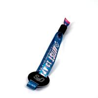 Bracelet tissé élégant avec technologie RFID intégrée, design minimaliste et port confortable pour les festivals et les événements sportifs