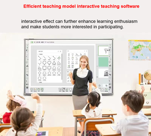 Tùy CHỈNH 82-inch khung nhôm bảng tương tác với cảm ứng đa điểm và giao diện USB cho các trường học sử dụng - Product Image 2