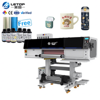 Impresora Digital de Etiquetas LETOP, Impresión de Rollo a Rollo, Impresora de Inyección de Tinta UV DTF, Máquina UVDTF, Impresora de Logotipos para Pequeñas Empresas, Impresora de Etiquetas