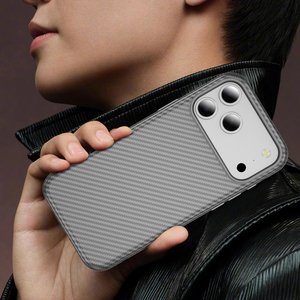 Chống-Mùa Thu Sợi Carbon Trường Hợp Điện Thoại Cho Iphone 17 Pro Max 17 Không Khí 16 15 14 Cộng Với 16E 11 12 13 Cứng PC Cover Quay Lại Vỏ Điện Thoại - Product Image 4