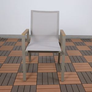 Ensemble <span class=keywords><strong>de</strong></span> table <span class=keywords><strong>et</strong></span> <span class=keywords><strong>de</strong></span> chaises <span class=keywords><strong>de</strong></span> <span class=keywords><strong>jardin</strong></span> modernes <span class=keywords><strong>en</strong></span> <span class=keywords><strong>aluminium</strong></span> PRUNIA pour 6 personnes, élégant pour les événements <span class=keywords><strong>en</strong></span> plein air - Product Image 4
