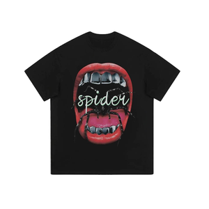 เสื้อยืดผู้ชาย Hot Lips สไตล์สมาร์ทแคชชวล ผ้าโพลีเอสเตอร์ 100% ทรงปกติ พิมพ์ลายดิจิทัล แห้งเร็ว กันยับ ดีไซน์สตรีทแวร์สุดเท่ - Product Image 1