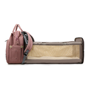 Bolsa de Pañales Estilo Coreano, Mochila de Gran Capacidad para Bebé, Impermeable, Minimalista, de Tela Afelpada, Plegable para Mamás - Product Image 4