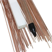 Alliage de brasage cuivre-phosphore argenté 2% argent, soudure AWS BCuP-6 pour climatisation, barre ronde pour la soudure de pièces en cuivre