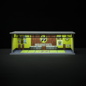 Modellino Diorama Garage Auto 1/64 Cool <span class=keywords><strong>Hobby</strong></span> con Illuminazione LED, Parcheggio Auto, Scena Urbana, Modello da Collezione, Regalo - Product Image 3
