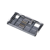 MUP Female Smt dan Single Dip Type IC Card Socket Smart Card Reader Connector untuk Terminal POS UWB Pass MOBILE