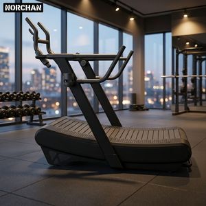 <span class=keywords><strong>Tapis</strong></span> <span class=keywords><strong>roulant</strong></span> incurvé auto-alimenté sans moteur avec écran LCD, usage intensif, pour entraînement Hyrox, usage commercial, salle de sport - Product Image 5