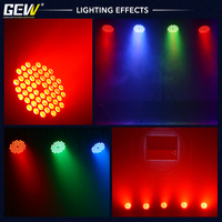 Projecteur LED Par Can 60x3W RGB DMX512 en nylon acrylique résistant à la pluie pour spectacle de scène en plein air, festival de musique