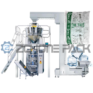 Machine d'emballage de glace verticale <span class=keywords><strong>Film</strong></span> rouleau de convoyeur de glace hôte vertical Machine de sac de joint arrière à quatre côtés - Product Image 2