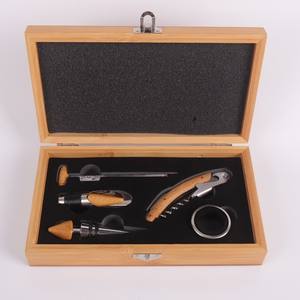 Fourniture directe du fabricant Ensemble de 5 pièces d'outils pour le vin Ouvre-bouteilles et ensembles de vin - Product Image 2