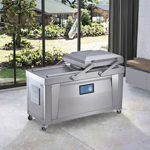 Machine à vide électrique à double chambre avec pompe <span class=keywords><strong>Pfeiffer</strong></span>, fonctionnement à une touche, scelleuse alimentaire sous vide pour sachets et sacs sous vide, scellage parfait - Product Image 2