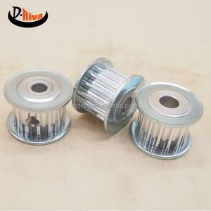 GT3 3M 20 dientes de aleación Bore5/7/8/10/12mm <span class=keywords><strong>polea</strong></span> de sincronización compatible con correa 3M <span class=keywords><strong>polea</strong></span> <span class=keywords><strong>doble</strong></span> de nailon síncrono para máquina láser - Product Image 5