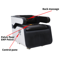 Vente chaude plus récent Ems chaise noir renforcement musculaire oreiller de plancher pelvien Emslim Rf Machine debout caractéristique prix d'usine US/IT/ZA