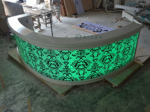 Comptoir de bar LED moderne de qualité supérieure, nouveau design 2026, pour restaurant musical, hôtel, salon, aéroport - Product Image 3