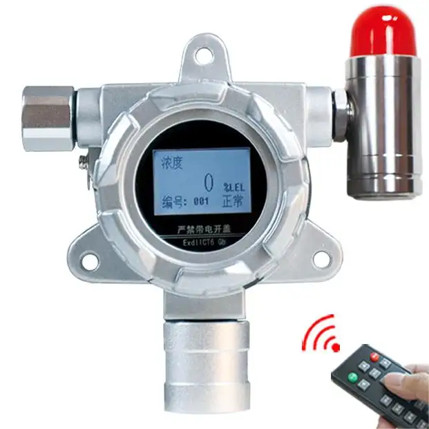 Detektor Gas beracun deteksi kebocoran gas industri HF HCL NH3 Benzene LPG Alarm Gas Monitor untuk komersial dan industri