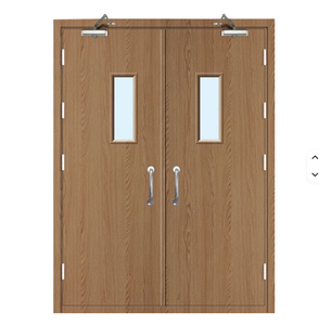 Puerta Interior de Madera Sólida con Clasificación de Resistencia al Fuego de 3 Horas, Diseño Moderno, Aislamiento Térmico y Aislamiento Acústico de 75dB, 1 Año de Garantía - Product Image 5
