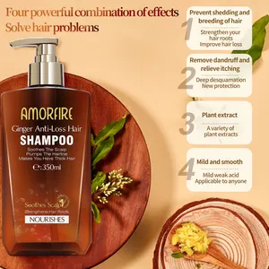 Novo Produto Hair Growth Shampoo Anti Hair Loss Shampoo Hair Regrowth Tratamento Homens Mulheres 350ml