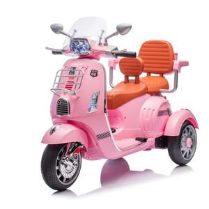 Neues Kinder-Elektro-Motorrad mit 2 Sitzen, pink, für Jungen und Mädchen - Product Image 1